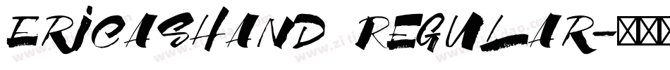 EricasHand Regular字体转换